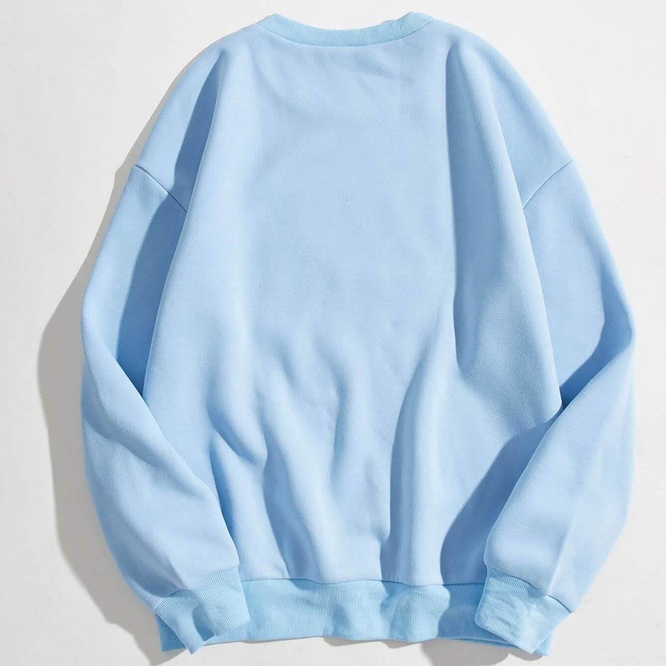 Letter Graphic Thermal Lined Sweatshirt DailySale