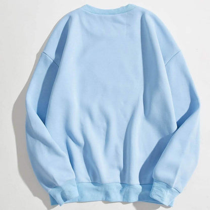 Letter Graphic Thermal Lined Sweatshirt DailySale
