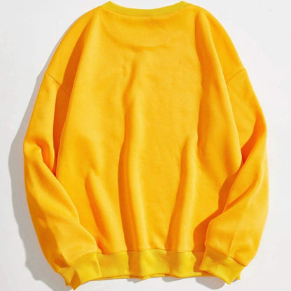 Letter Graphic Thermal Lined Sweatshirt DailySale