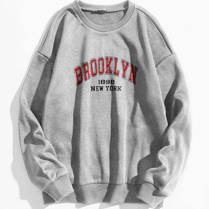 Letter Graphic Thermal Lined Sweatshirt DailySale