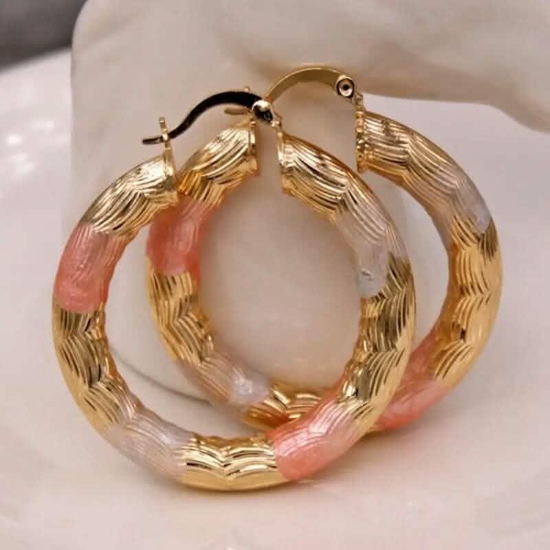 Leverback Hoop Earrings Chunky O-Shaped Tiny Earrings DailySale