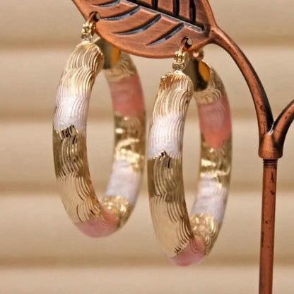 Leverback Hoop Earrings Chunky O-Shaped Tiny Earrings DailySale