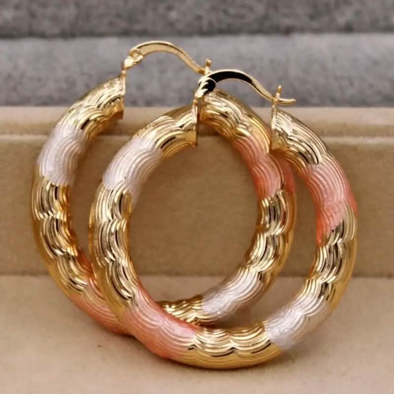 Leverback Hoop Earrings Chunky O-Shaped Tiny Earrings DailySale