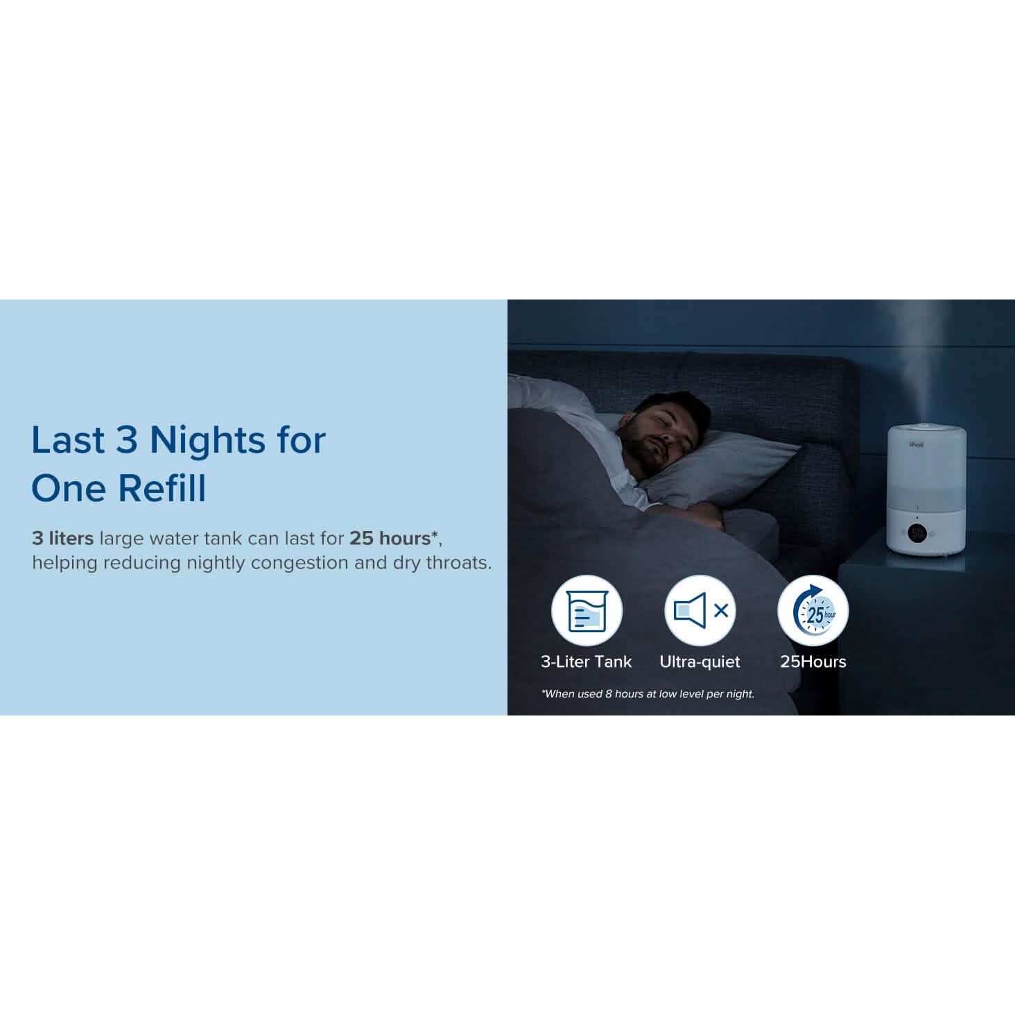 LEVOIT Dual200S Smart Cool Mist Humidifier DailySale