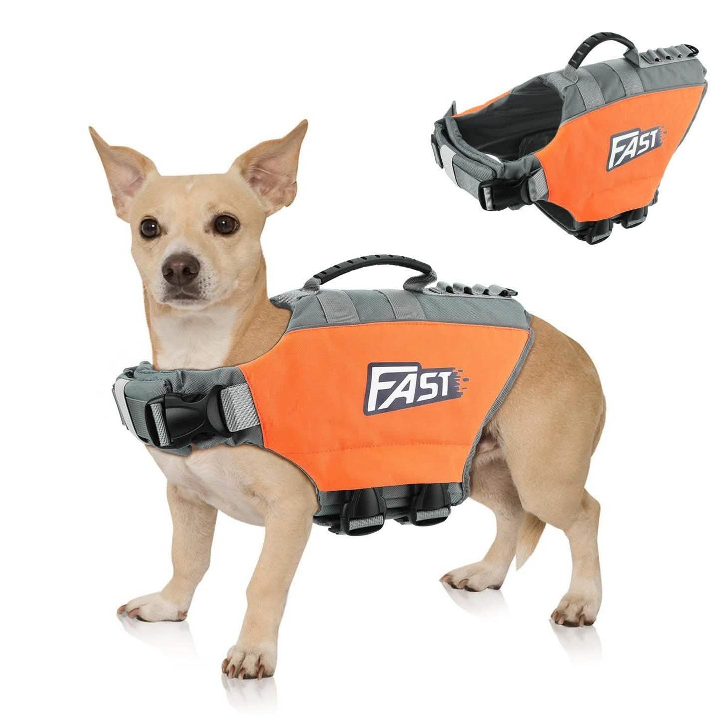 Life Jacket Reflective Safety Vest with Adjustable Buckles & Durable Rescue DailySale