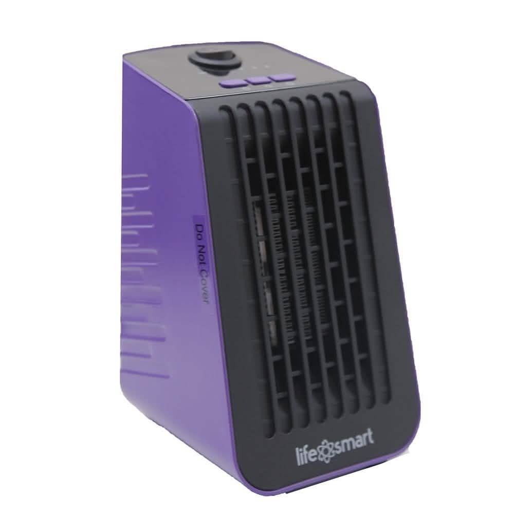 Life Smart Desktop Personal Heater & Fan - Assorted Colors DailySale