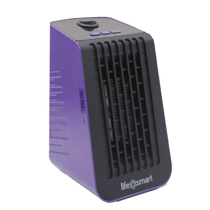 Life Smart Desktop Personal Heater & Fan - Assorted Colors DailySale