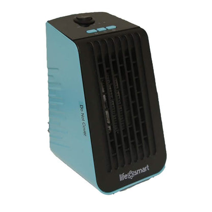 Life Smart Desktop Personal Heater & Fan - Assorted Colors DailySale