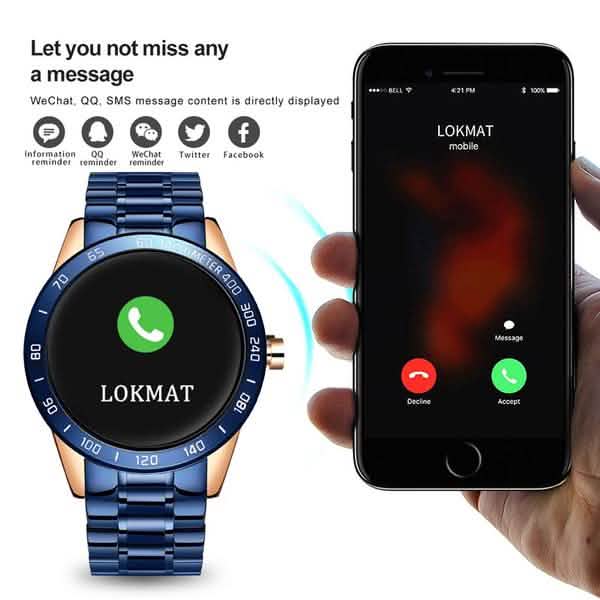 LIGE Steel Band Smart Watch DailySale