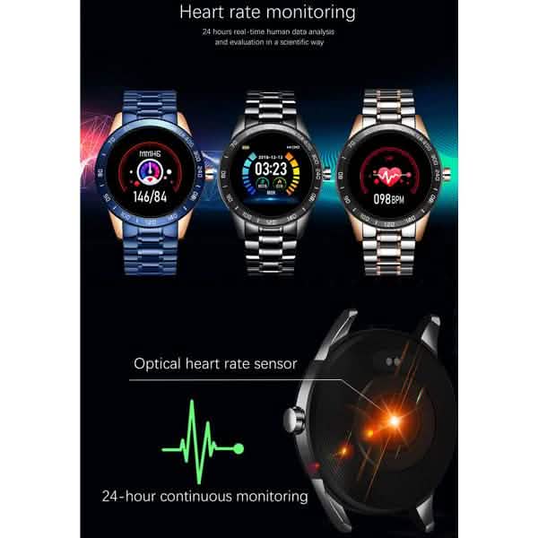 LIGE Steel Band Smart Watch DailySale