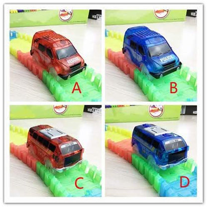 Light Up Toy Car Track Accessories Racing Car with 5 Flashing LED Lights DailySale