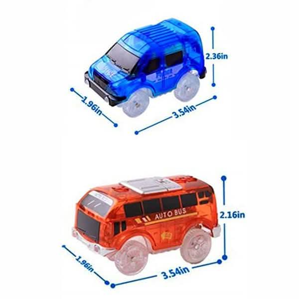 Light Up Toy Car Track Accessories Racing Car with 5 Flashing LED Lights DailySale