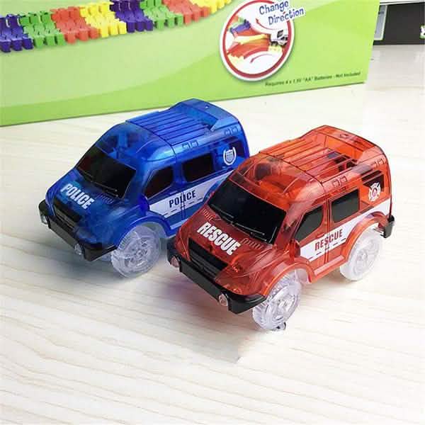 Light Up Toy Car Track Accessories Racing Car with 5 Flashing LED Lights DailySale