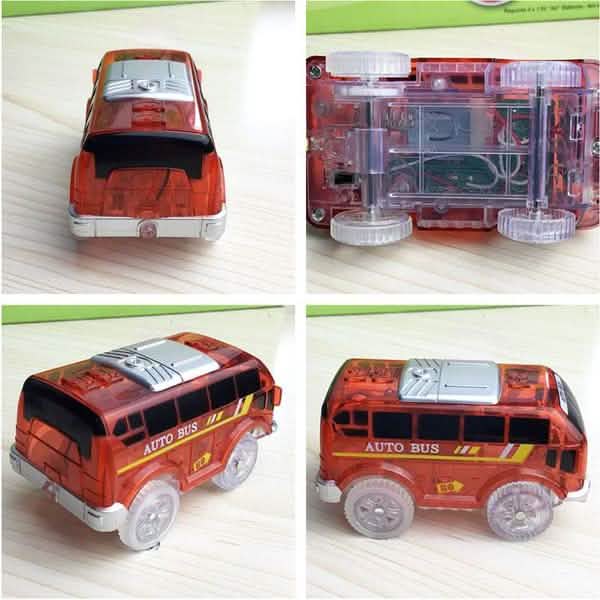 Light Up Toy Car Track Accessories Racing Car with 5 Flashing LED Lights DailySale