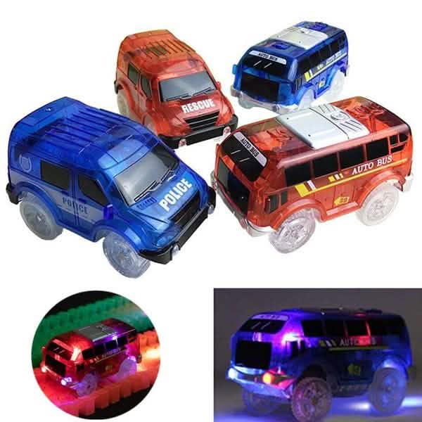 Light Up Toy Car Track Accessories Racing Car with 5 Flashing LED Lights DailySale