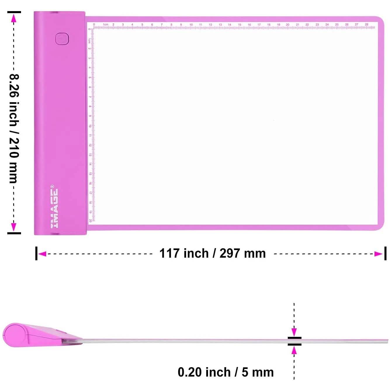 Light-up Tracing Pad Pink Coloring Drawing Art Gift Toy DailySale