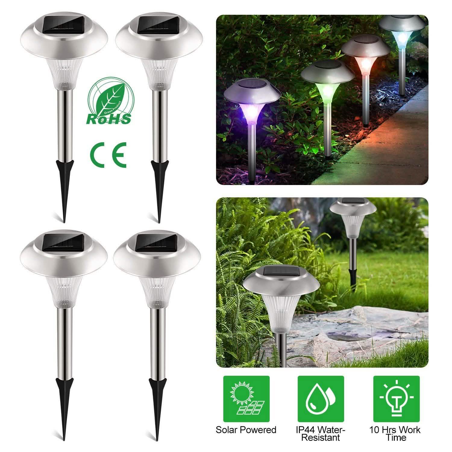 Lights Color Changing Landscape Solar Lamps DailySale