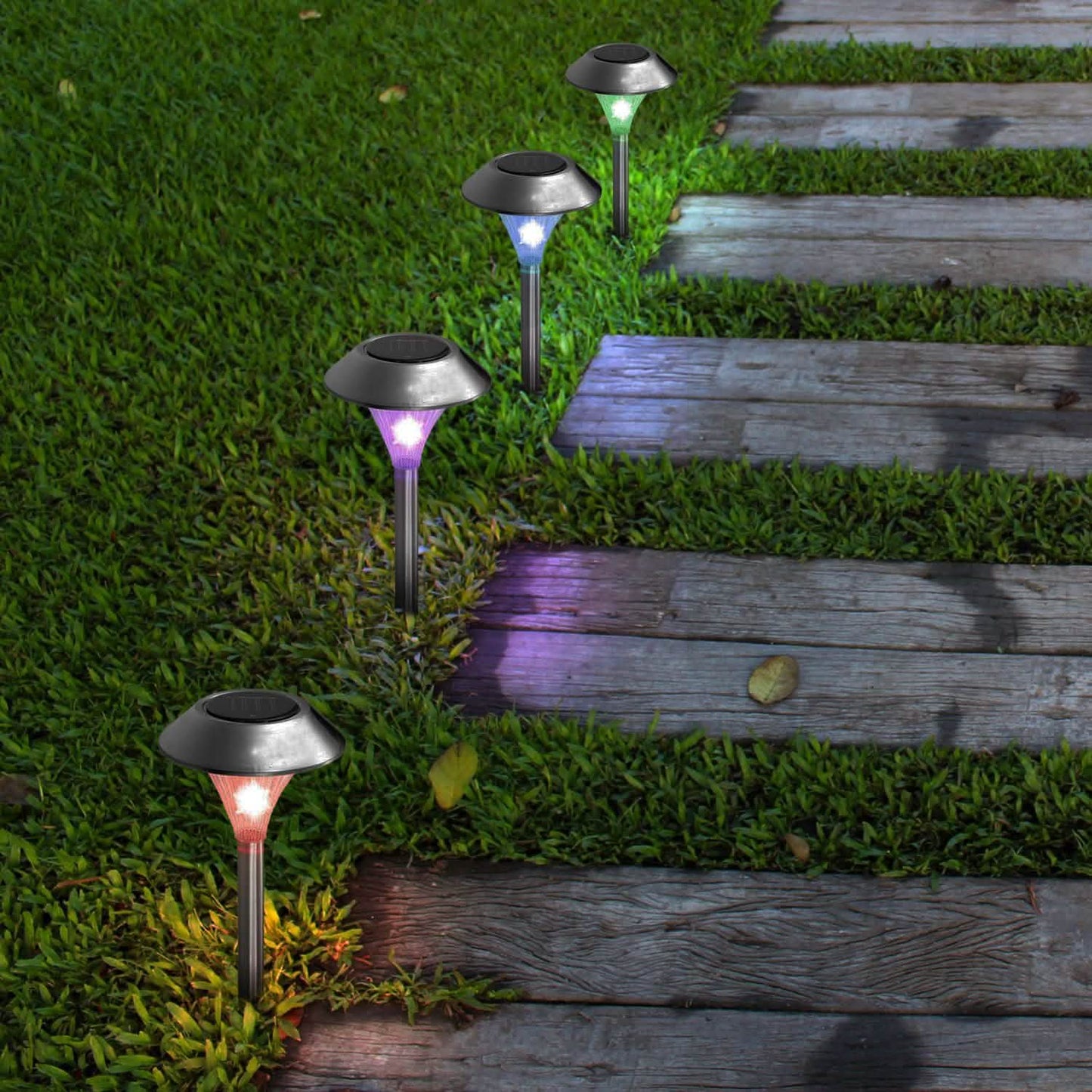 Lights Color Changing Landscape Solar Lamps DailySale