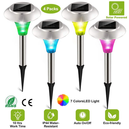 Lights Color Changing Landscape Solar Lamps DailySale