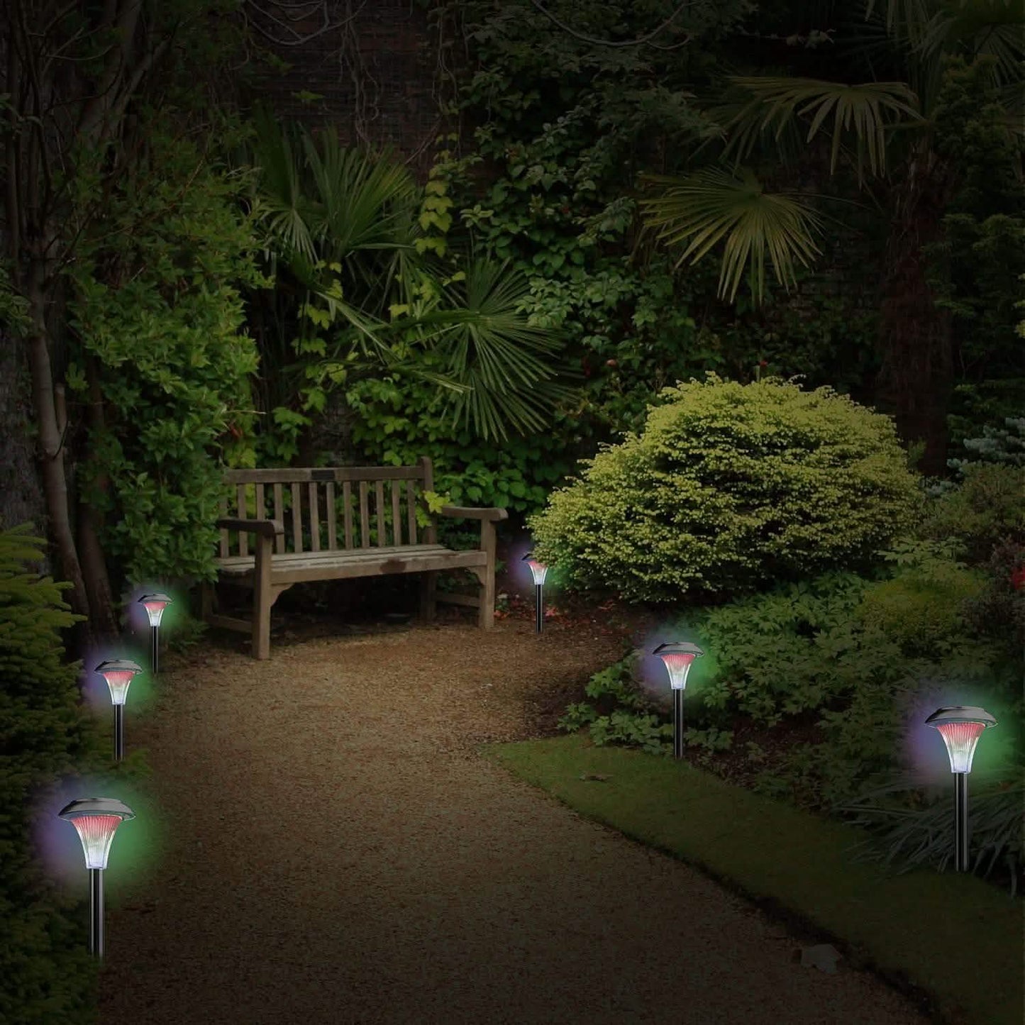 Lights Color Changing Landscape Solar Lamps DailySale