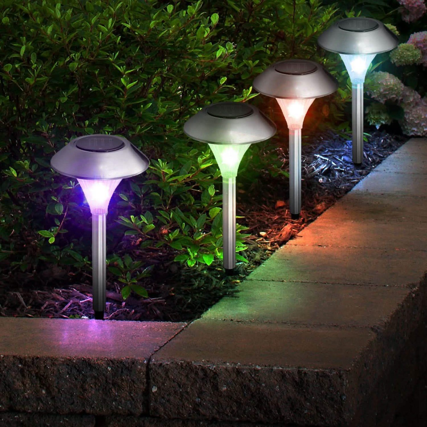 Lights Color Changing Landscape Solar Lamps DailySale