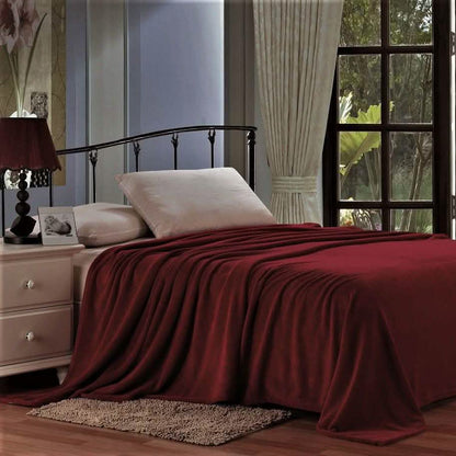 Lightweight and Soft Solid Blankets DailySale