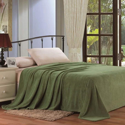 Lightweight and Soft Solid Blankets DailySale