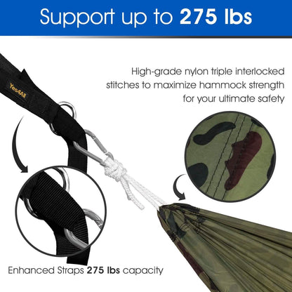 Lightweight Camping Hammock with Strap & Carry Bag DailySale