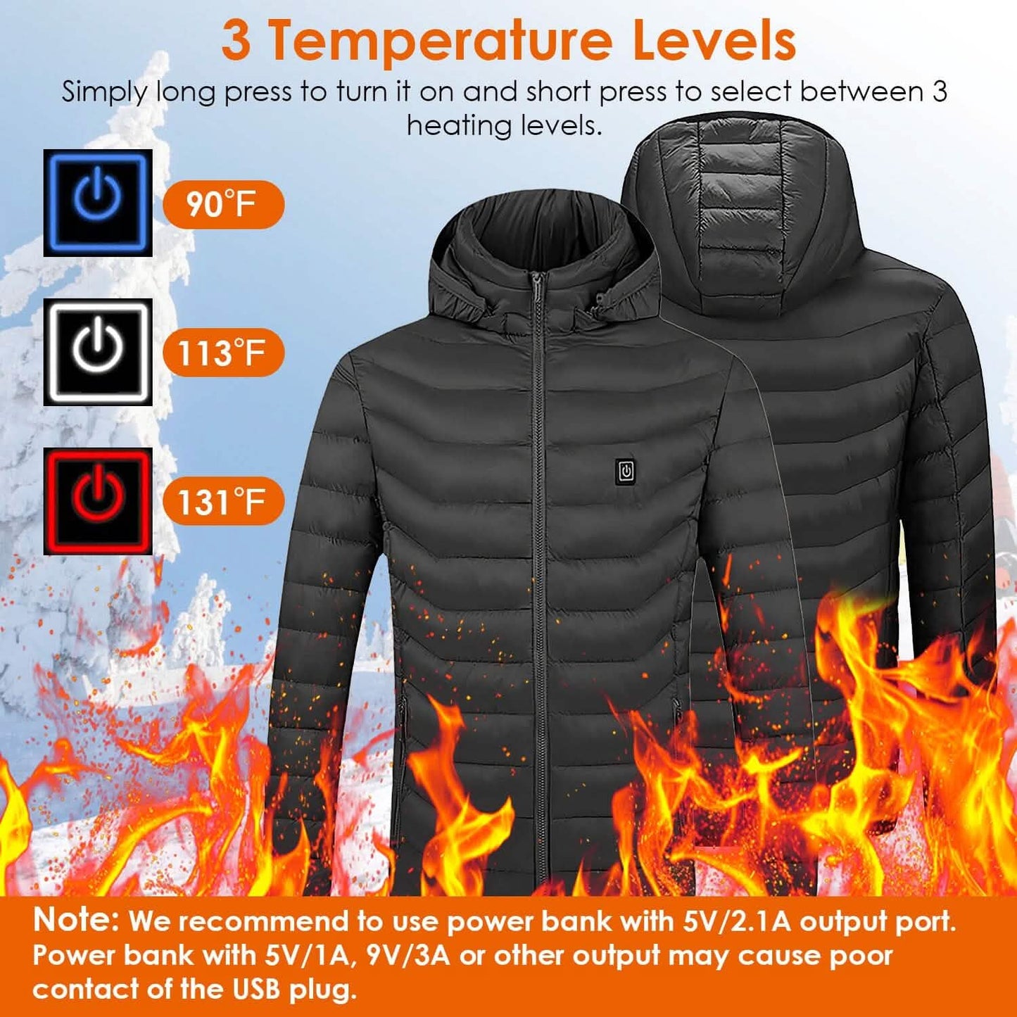 Lightweight Electric Heated Jacket DailySale