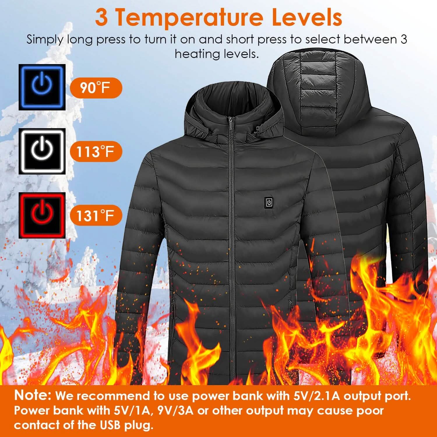 Lightweight Electric Heated Jacket DailySale