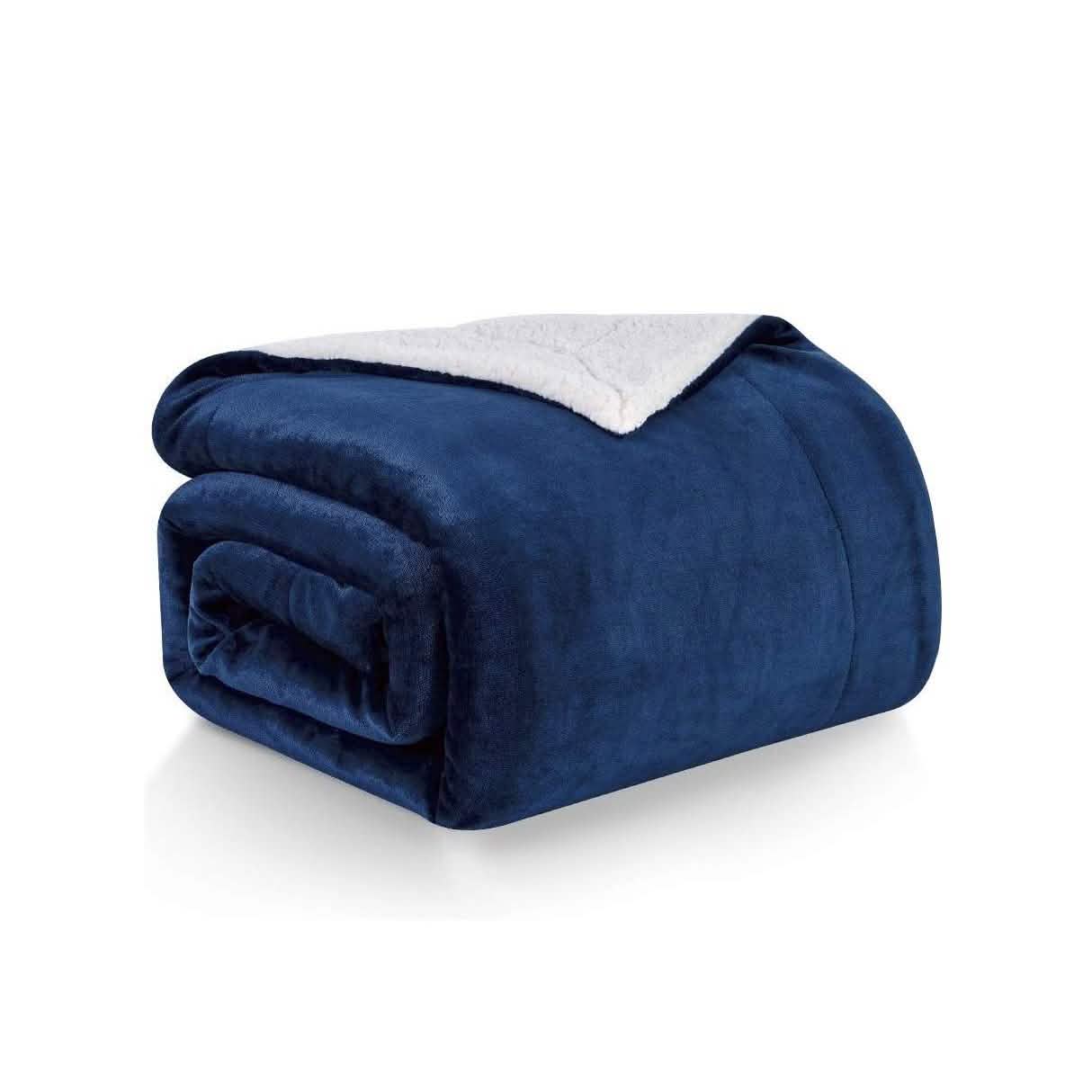 Lightweight Super Soft Cozy Sherpa Fleece Throw Blanket DailySale