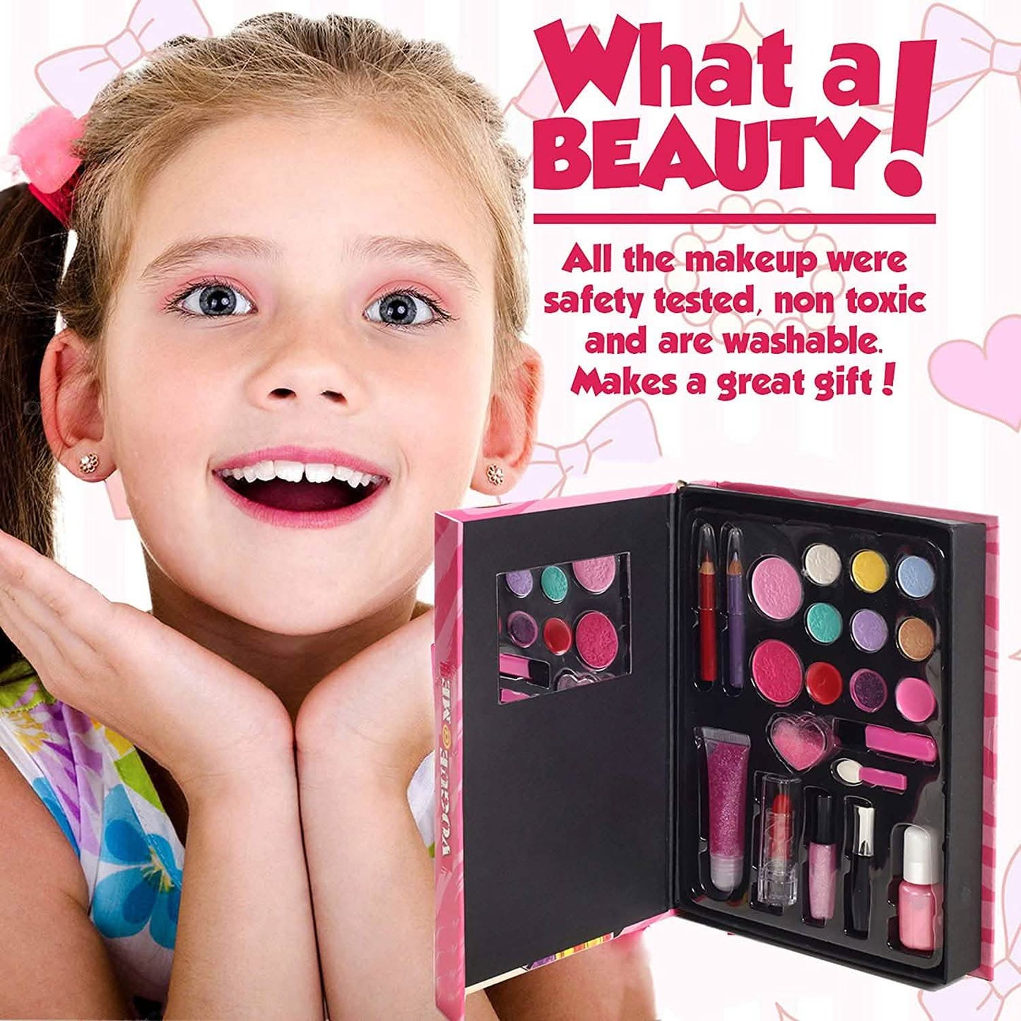 Lil Me Kids Fun, Beauty, Fashion Washable Makeup Set DailySale