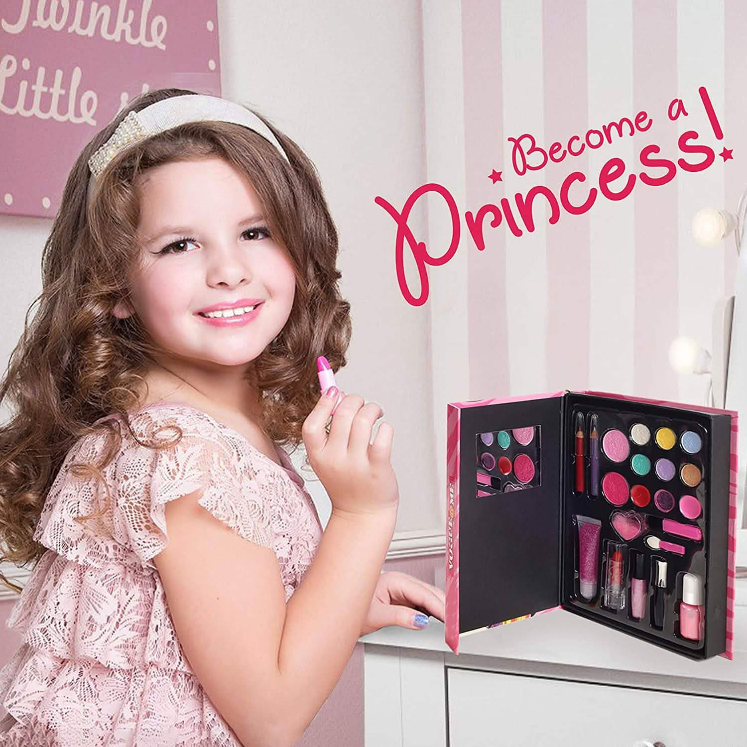 Lil Me Kids Fun, Beauty, Fashion Washable Makeup Set DailySale