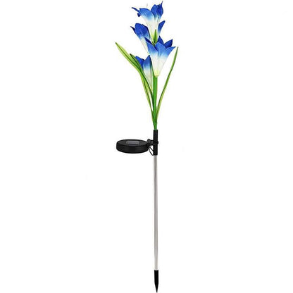 Lily Flower Multi-Color Changing LED Solar Powered Lights DailySale