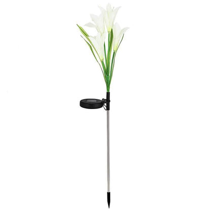 Lily Flower Multi-Color Changing LED Solar Powered Lights DailySale