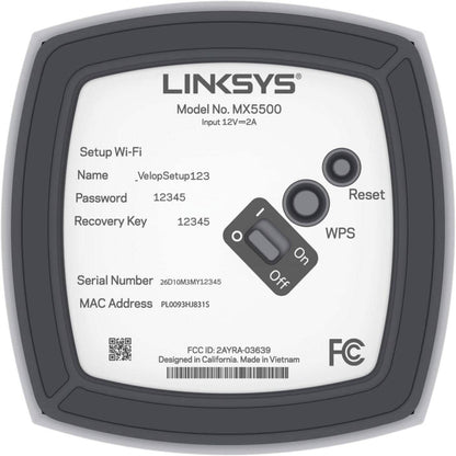 Linksys MX5501 Atlas Pro 6 Wi-Fi 6 Dual-Band Mesh System  (Refurbished) DailySale
