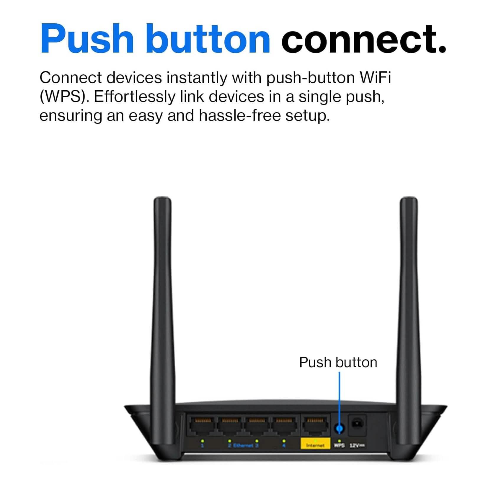 Linksys WiFi 5 Router Dual-Band 1,500 Sq. Ft Coverage (Refurbished) DailySale