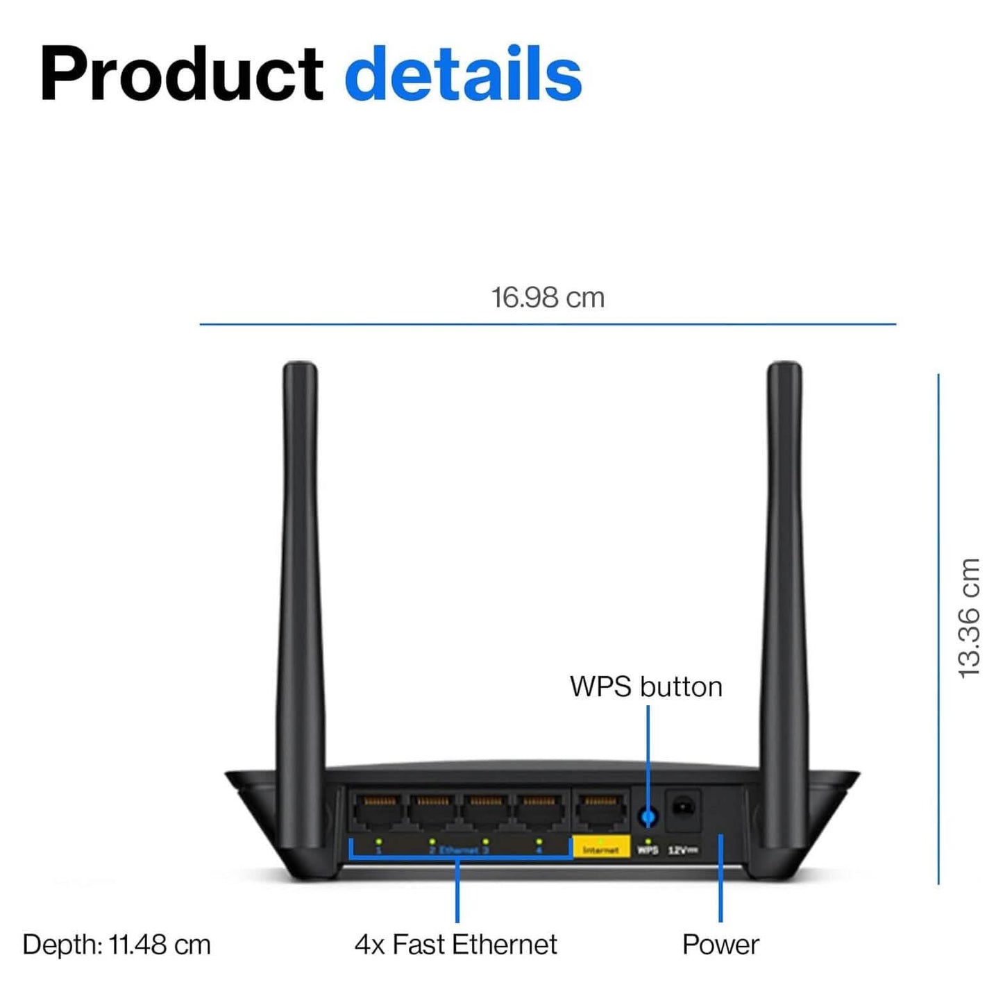 Linksys WiFi 5 Router Dual-Band 1,500 Sq. Ft Coverage (Refurbished) DailySale