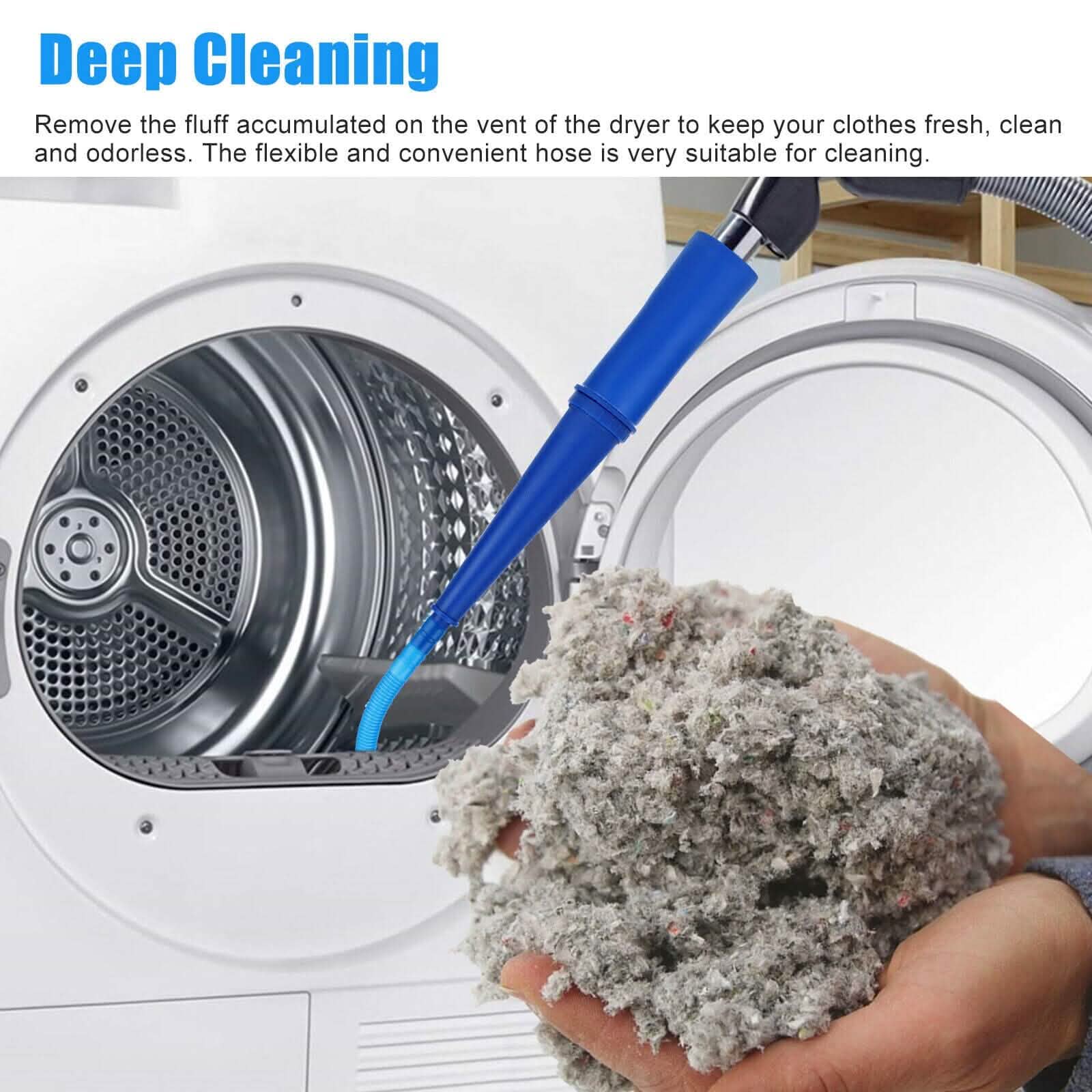 Lint Remover Brush Dryer Vent Trap Cleaner Kits Cleaning Refrigerator Pipe Hose DailySale