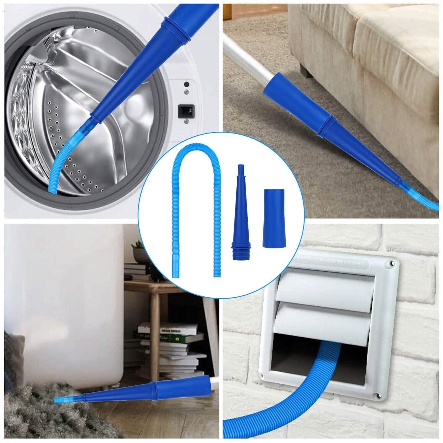 Lint Remover Brush Dryer Vent Trap Cleaner Kits Cleaning Refrigerator Pipe Hose DailySale