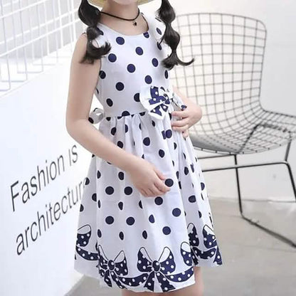 Little Girls' Dress Sundress Polka Dot Casual Lace Trims Print DailySale