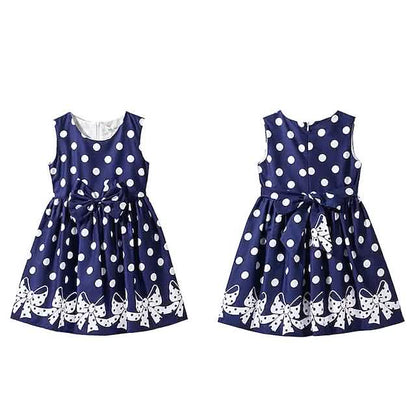 Little Girls' Dress Sundress Polka Dot Casual Lace Trims Print DailySale