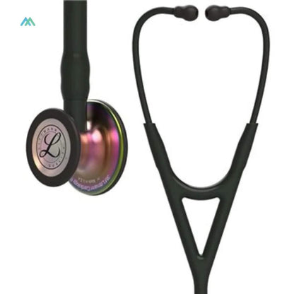 Littmann Cardiology IV Diagnostic Stethoscope - Rainbow-Finish Chestpiece/Black Tube (6165)  (Refurbished) DailySale
