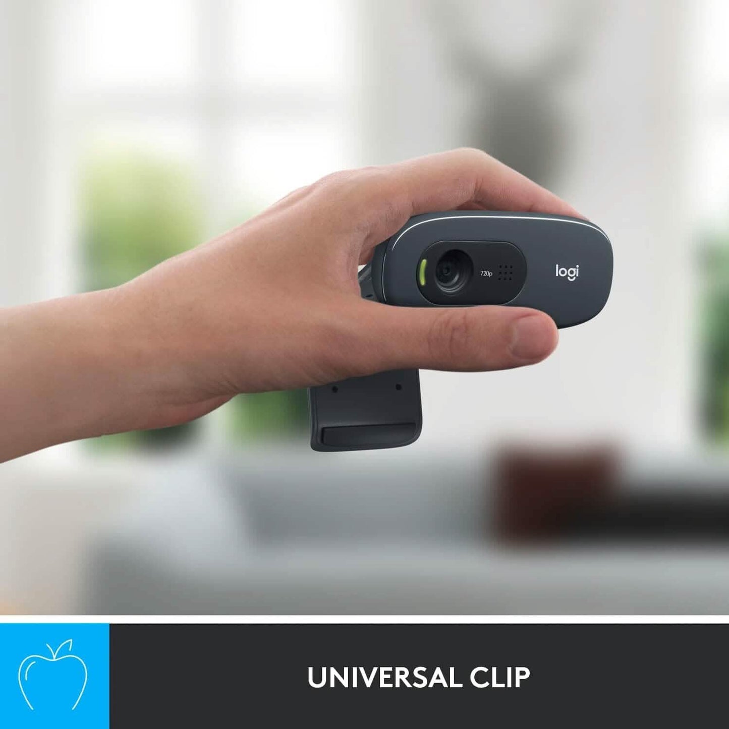 Logitech C270 HD 720P/30Fps Webcam for Education (Refurbished) DailySale