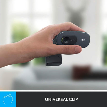 Logitech C270 HD 720P/30Fps Webcam for Education (Refurbished) DailySale
