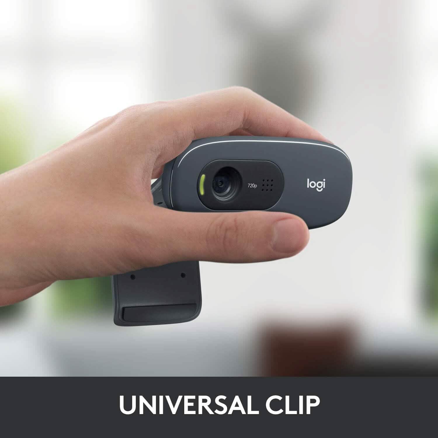 Logitech C270 Webcam with Microphone  (Refurbished) DailySale