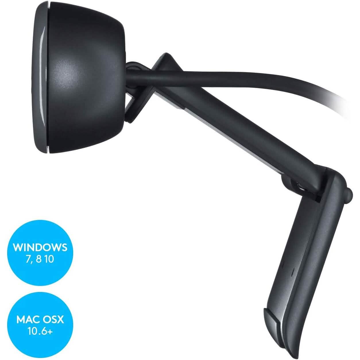 Logitech C270 Webcam with Microphone  (Refurbished) DailySale