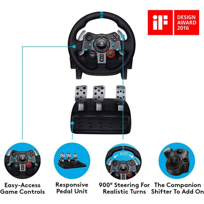 Logitech G29 Driving Force Racing Wheel and Floor Pedals (Refurbished) DailySale