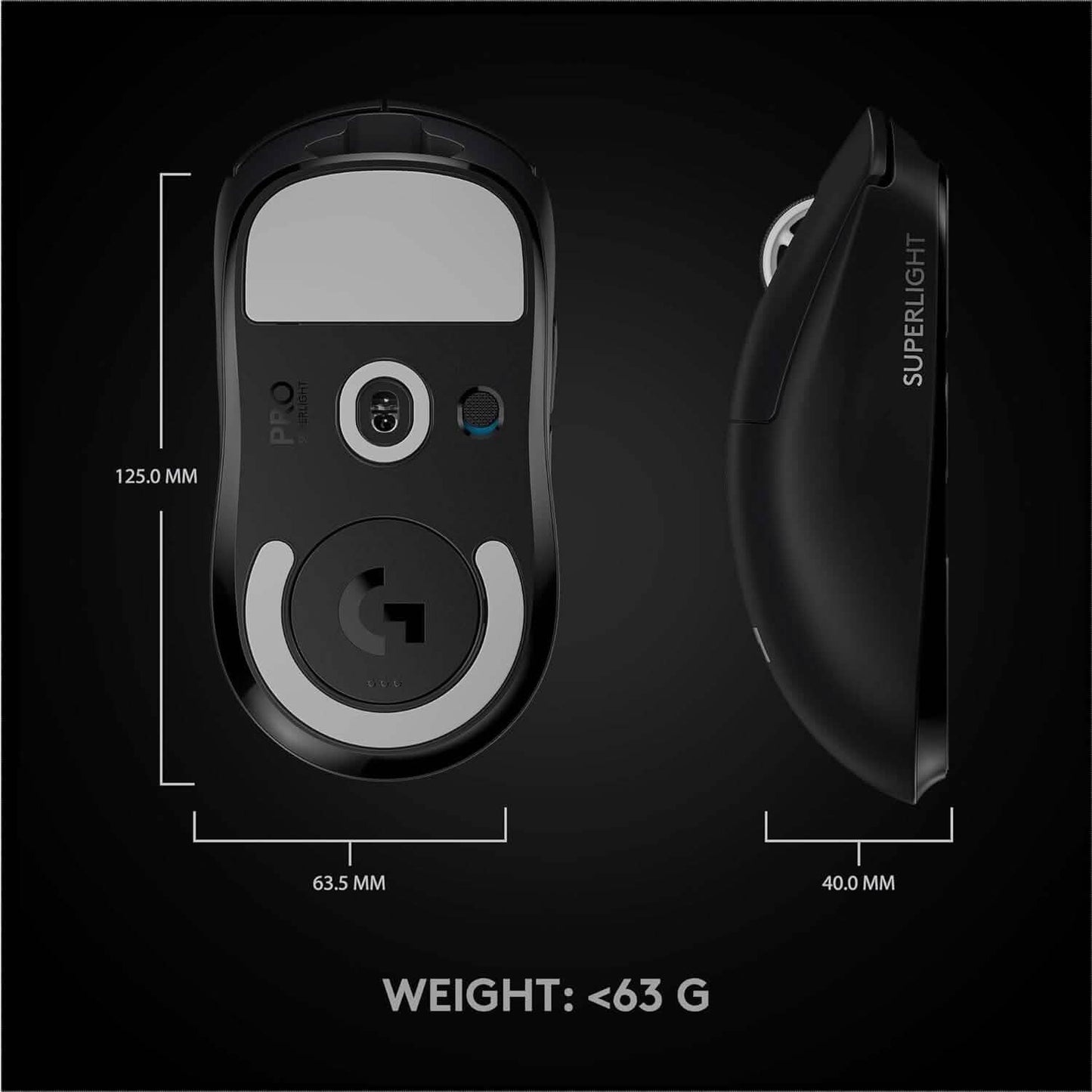Logitech G PRO X Superlight Wireless Gaming Mouse  (Refurbished) DailySale