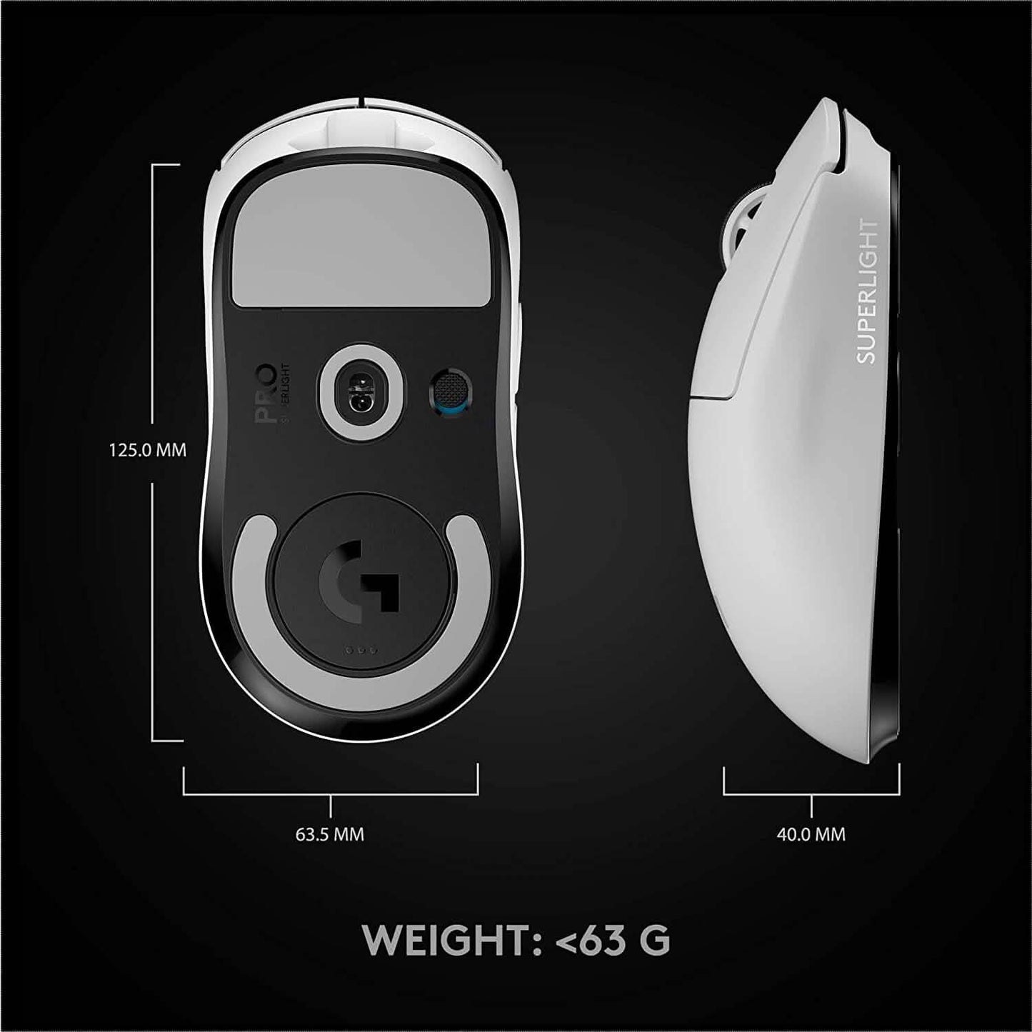Logitech G PRO X Superlight Wireless Gaming Mouse (Refurbished) DailySale